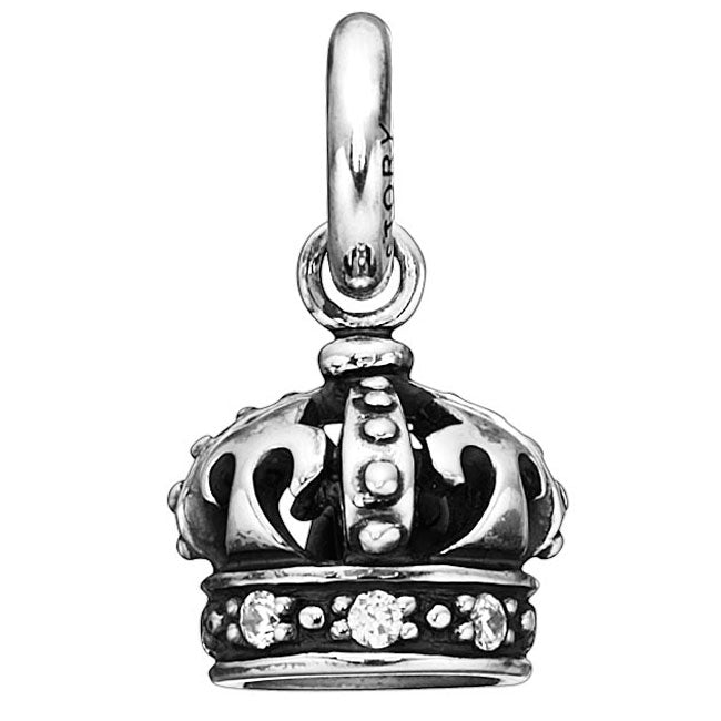 STORY by Kranz & Ziegler Sterling Silver with Clear CZ Crown Charm RETIRED ONLY 3 LEFT!-340627