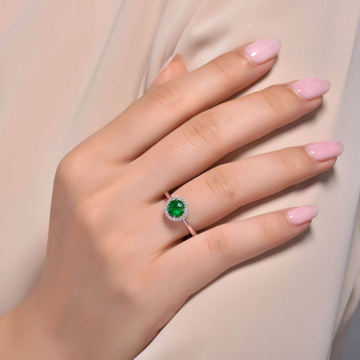 Emerald May Birthstone Ring