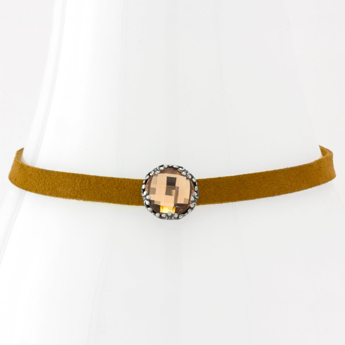 Peach choker necklace Clearance