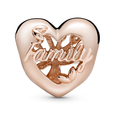 Pandora Openwork Family Tree Heart Charm