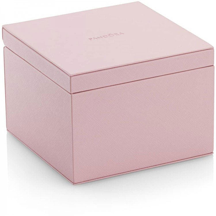Pandora Small Pink Leather Jewelry Box