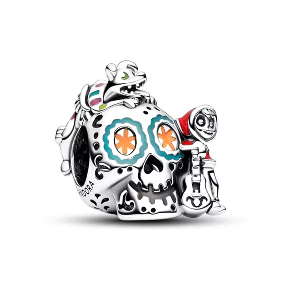 Pandora Disney Pixar Coco Miguel Dante Skull Glow in the dark Charm Pancharmbracelets