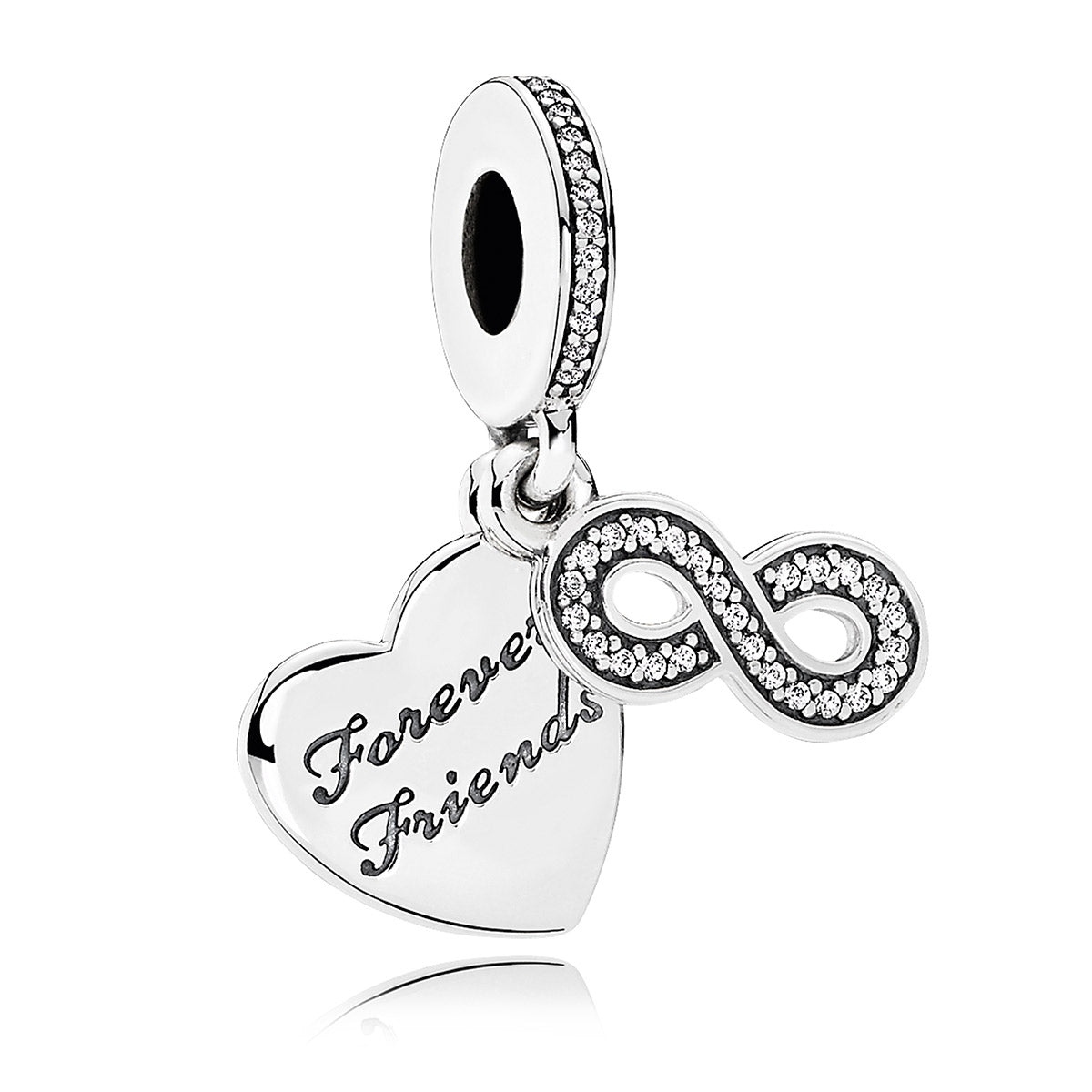 Pandora Forever Friends with Clear CZ Dangle