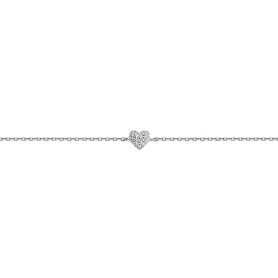 SOPHIE | Diamond Heart For Keeps Bracelet