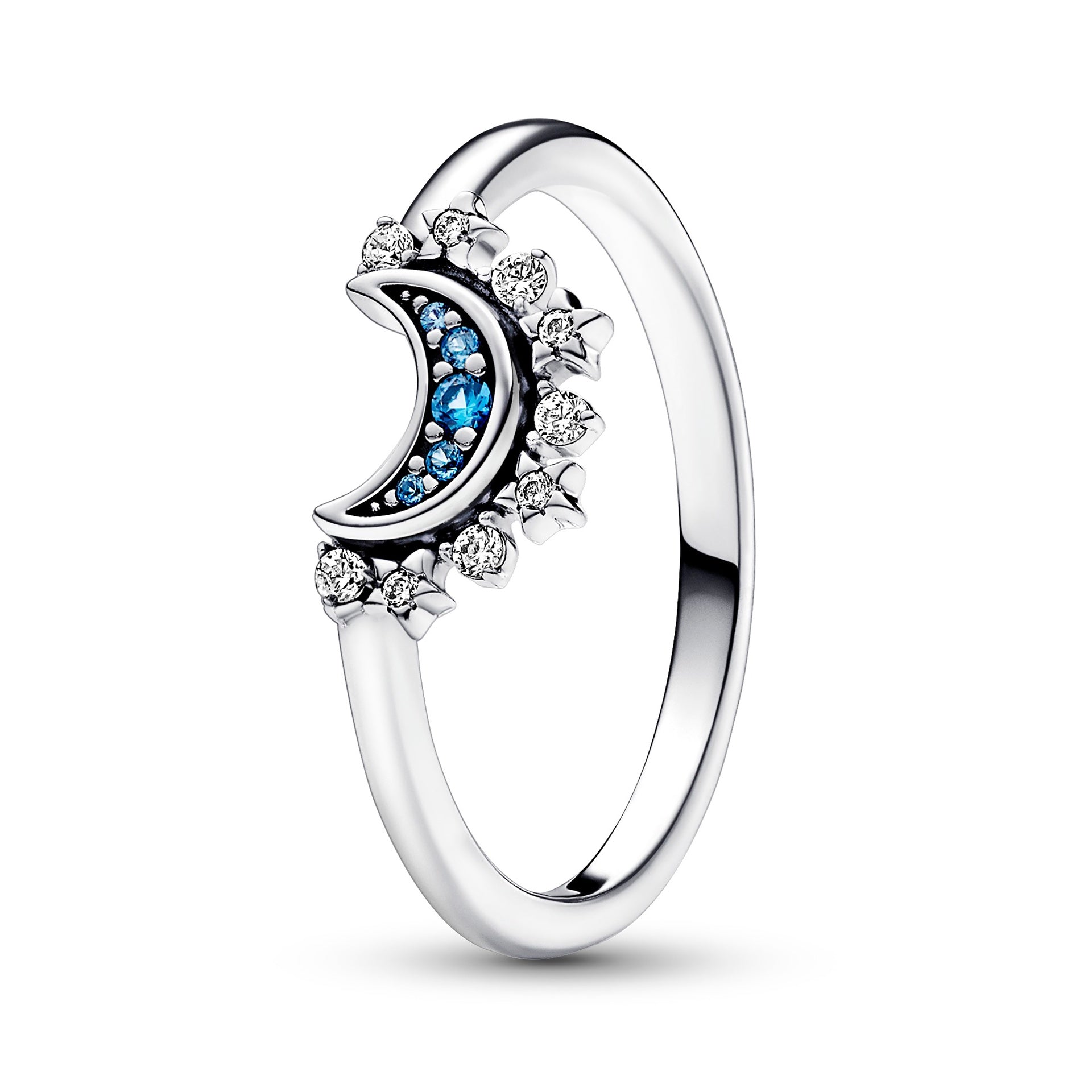 送料込・即日発送・PANDORACelestialSparklingSunリング Pandora Celestial Blue Sparkling Moon Ring – Pancharmbracelets