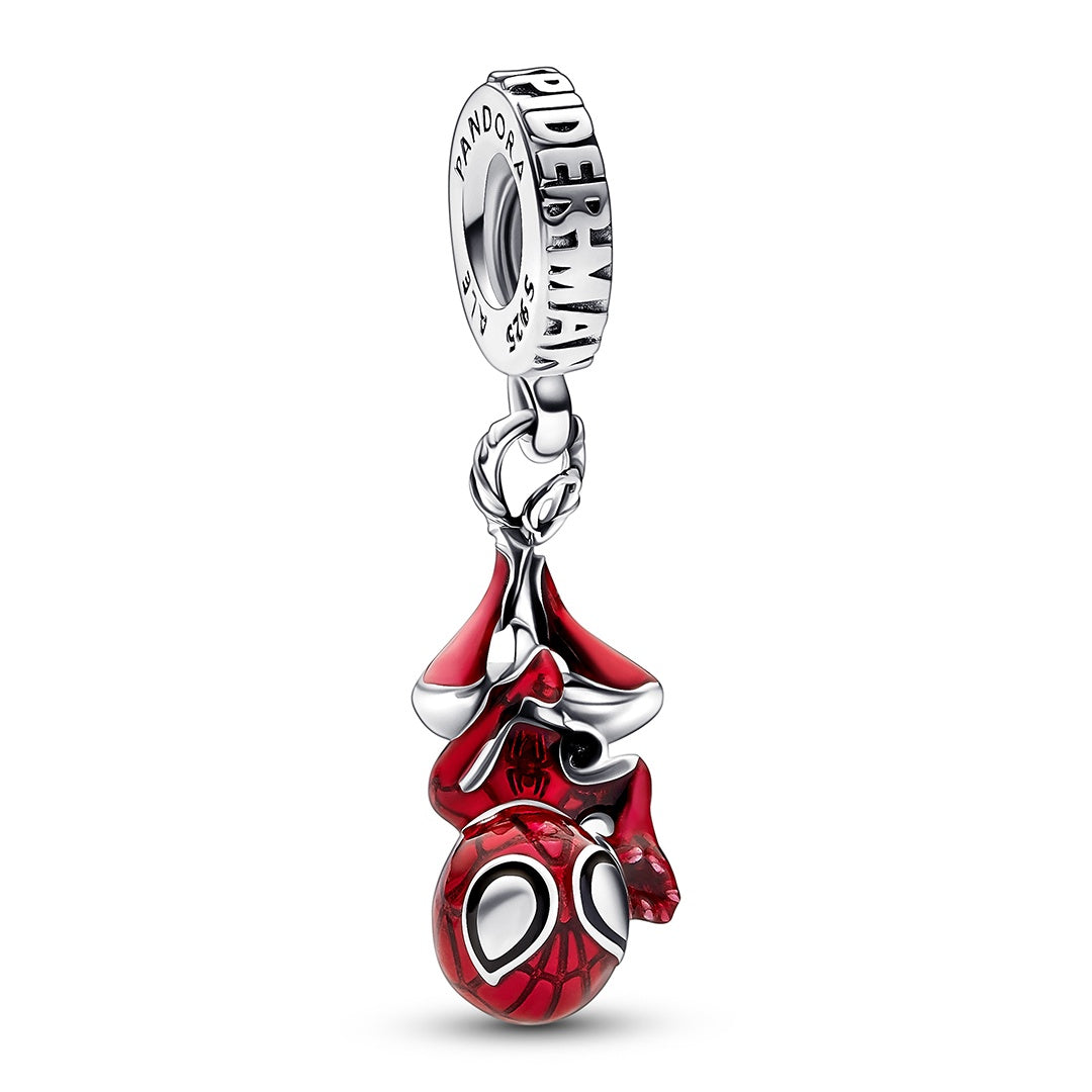 送料無料 いつまで Pandora Marvel Hanging Spider-Man Dangle Charm アクセサリー