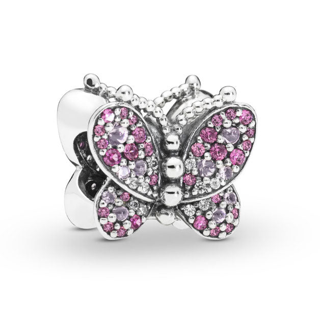 Pandora Dazzling Pink Butterfly Charm