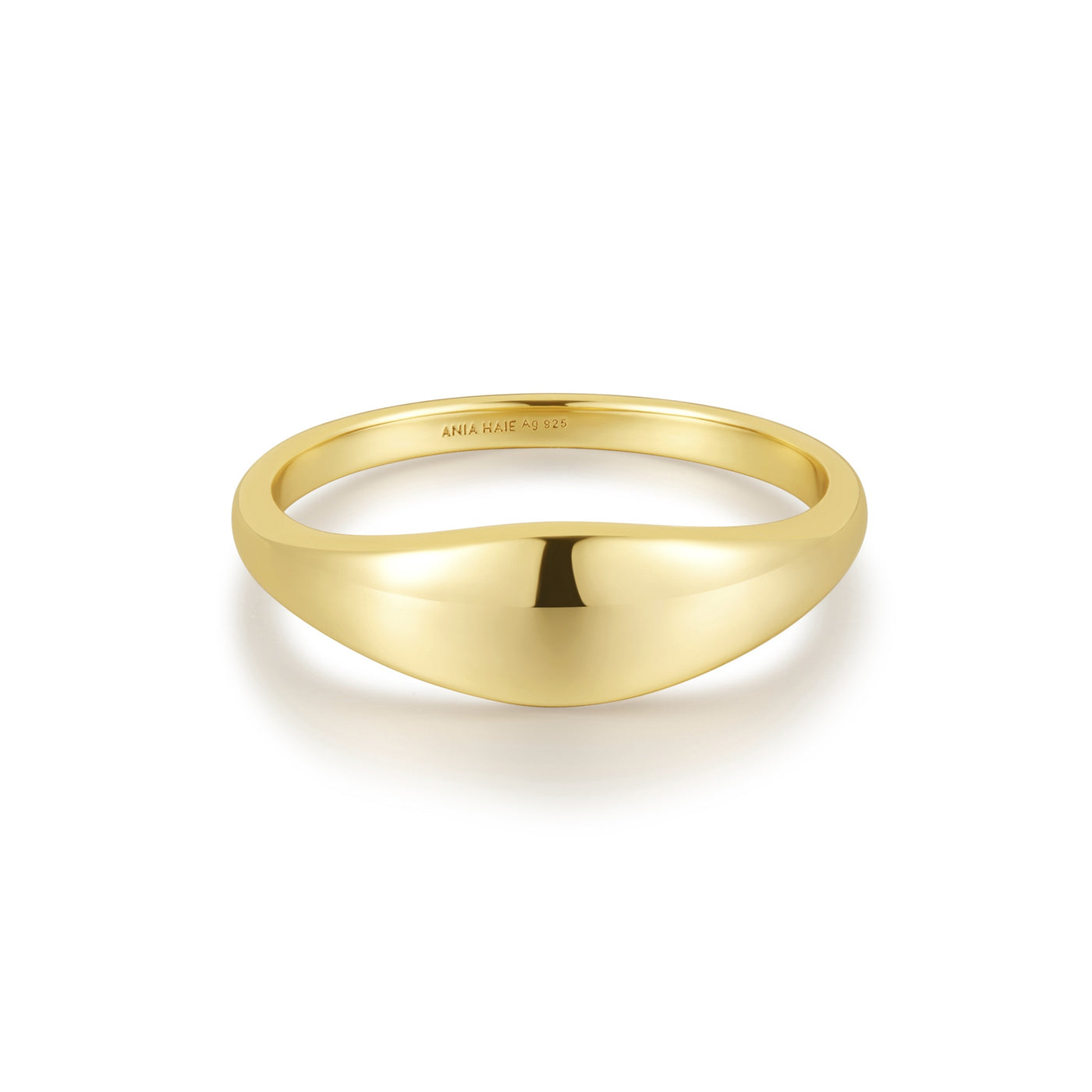 Chic Creator - Gold Dome Plain Ring