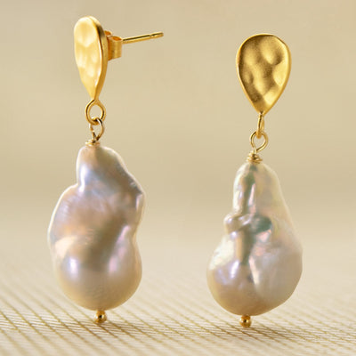 Baroque Freshwater Pearl Earrings