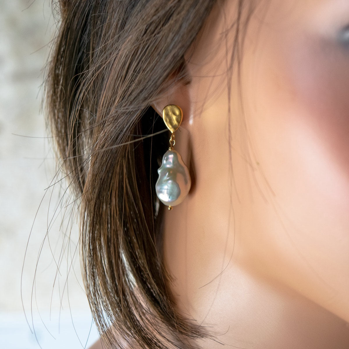 Baroque Freshwater Pearl Earrings