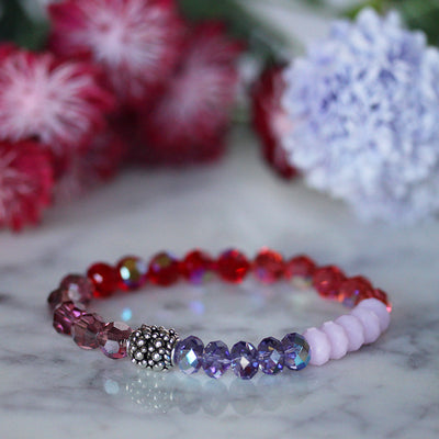 Swarovski Crystal Elements - Multicolor Stretch Bracelet