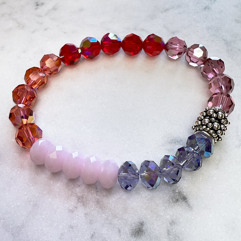 Swarovski Crystal Elements - Multicolor Stretch Bracelet