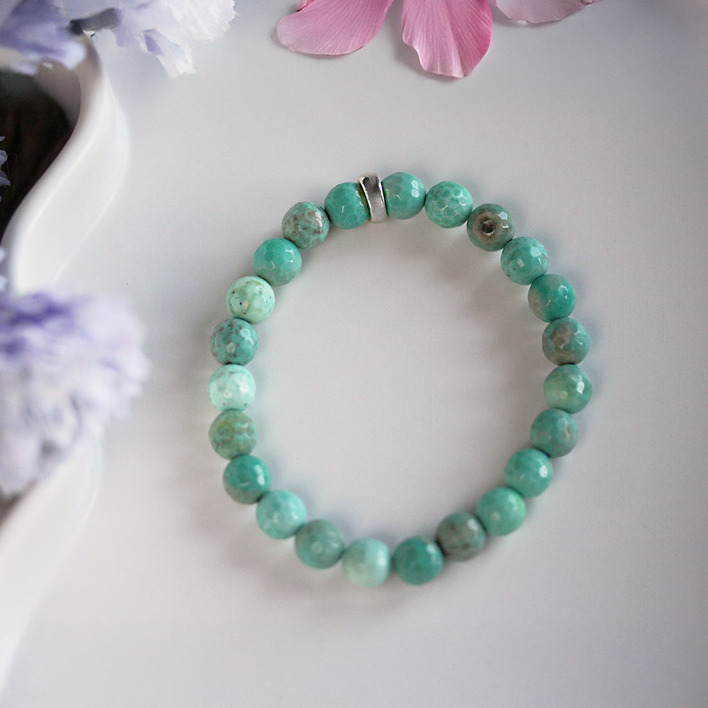 6mm Agate Stretch Bracelet