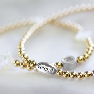"Friend" Stretch Bracelet