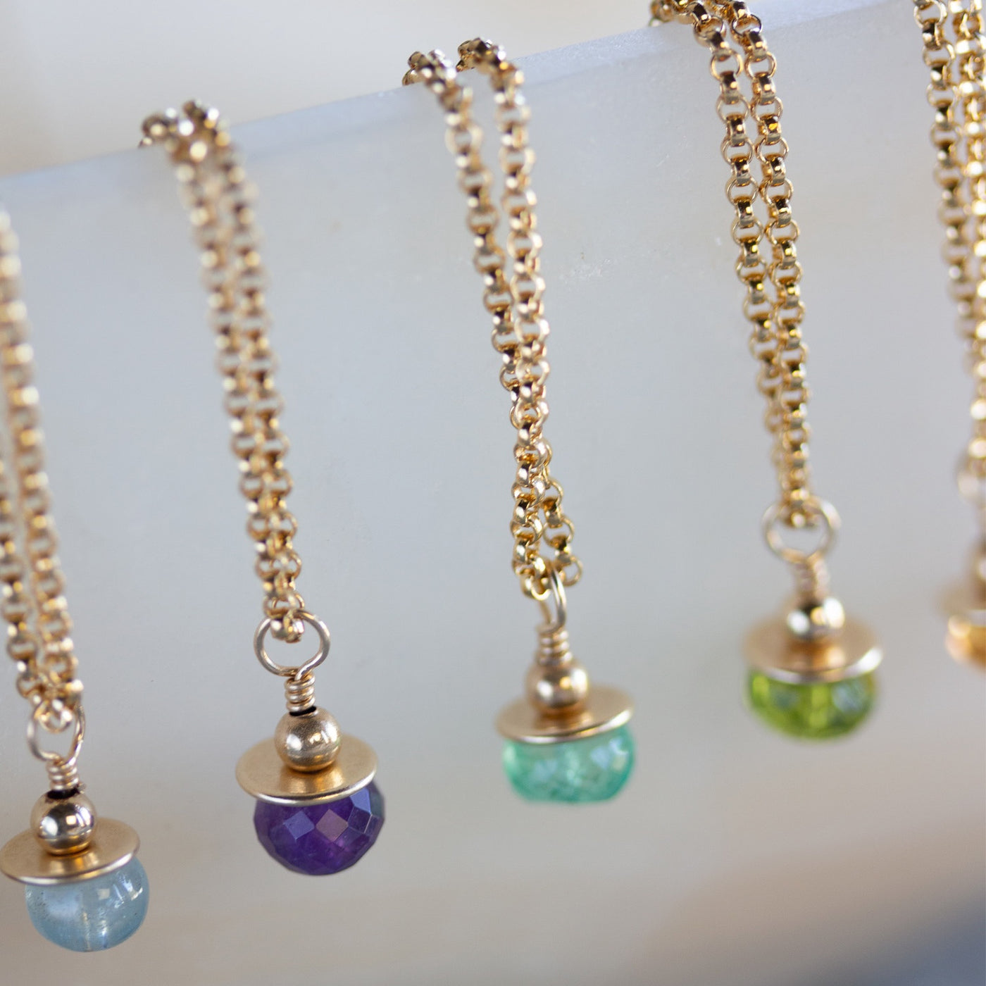 Genuine Birthstone Necklace