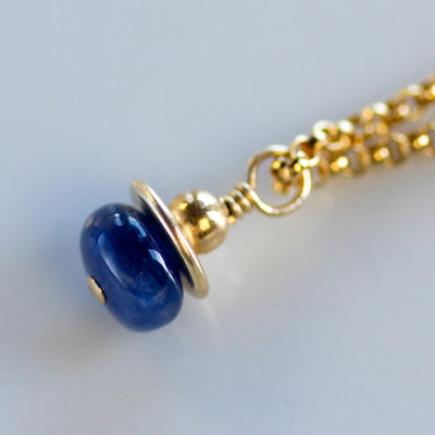 Genuine Birthstone Necklace September - Sapphire
