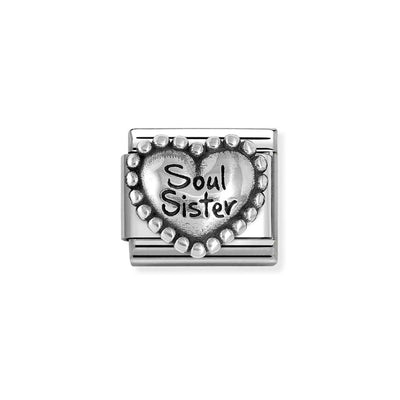 Composable Classic Link, Beaded Heart - Soul Sister