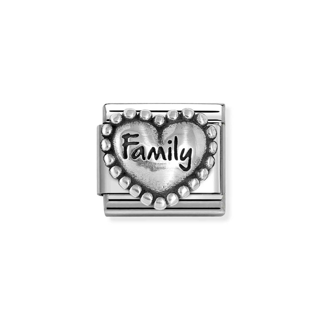 Composable Classic Link, Beaded Heart - Family