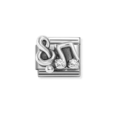 Composable Classic Link, Treble Clef Music Note CZ