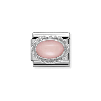 Composable Classic Link, Oval Pink Opal
