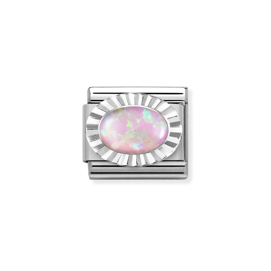 Composable Classic Link, Pink Opal with SS