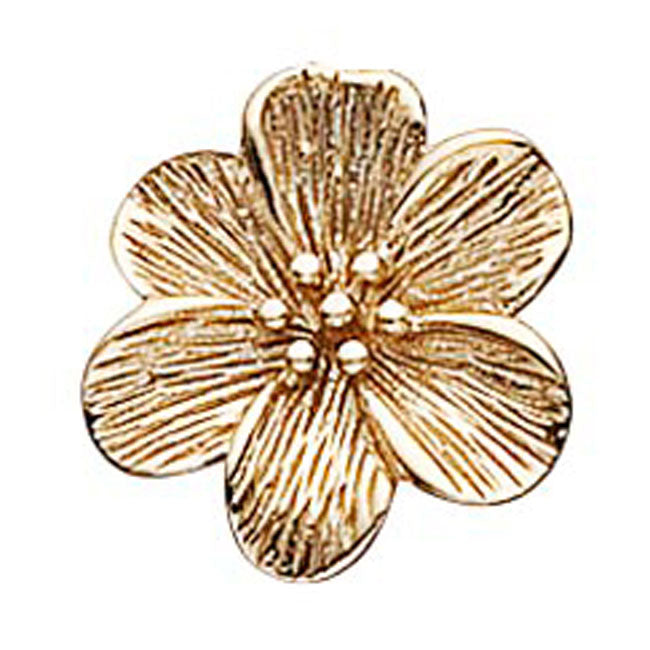 STORY by Kranz & Ziegler Gold Plated Flower Button-339393