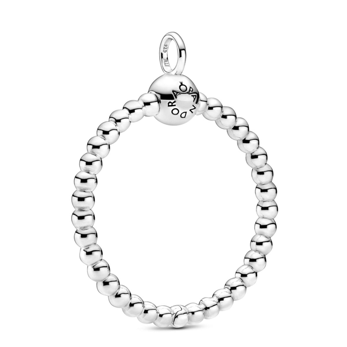 Pandora Moments Medium Beaded O Pendant