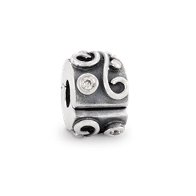 Pandora Tendril with Champagne CZ Clip