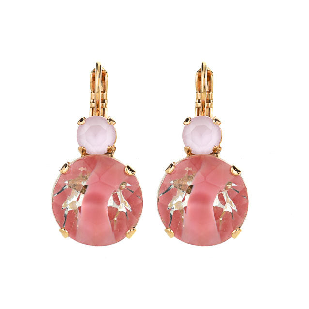 Mariana Extra Luxurious Double Stone "Love" Earrings