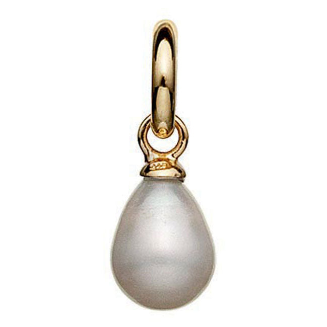 STORY by Kranz & Ziegler Gold Plated White Freshwater Pearl Charm-339420