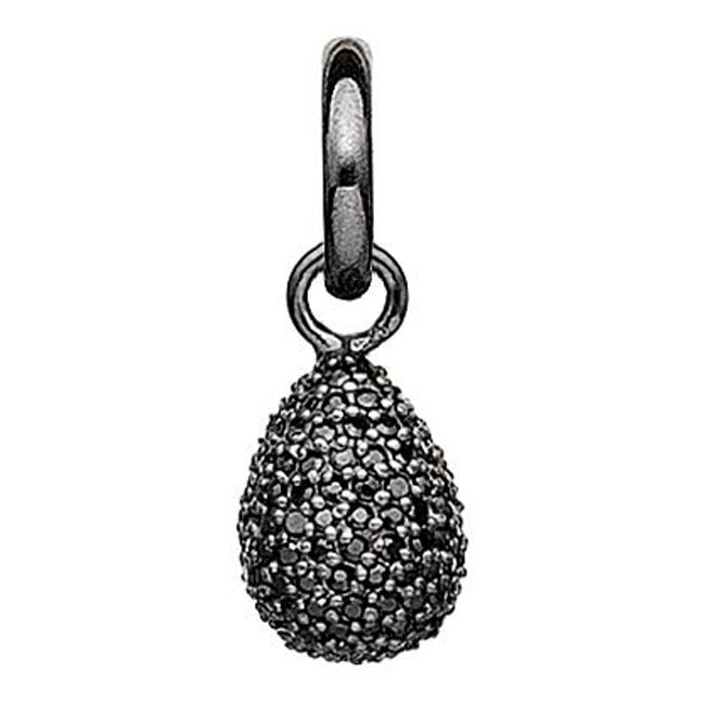 STORY by Kranz & Ziegler Black Rhodium Black Pavé Drop Charm-339326