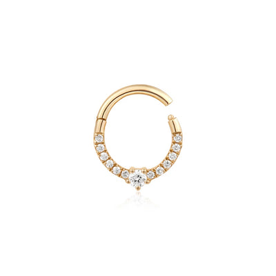 FRANKIE | Lab Grown Diamond Clicker Hoop