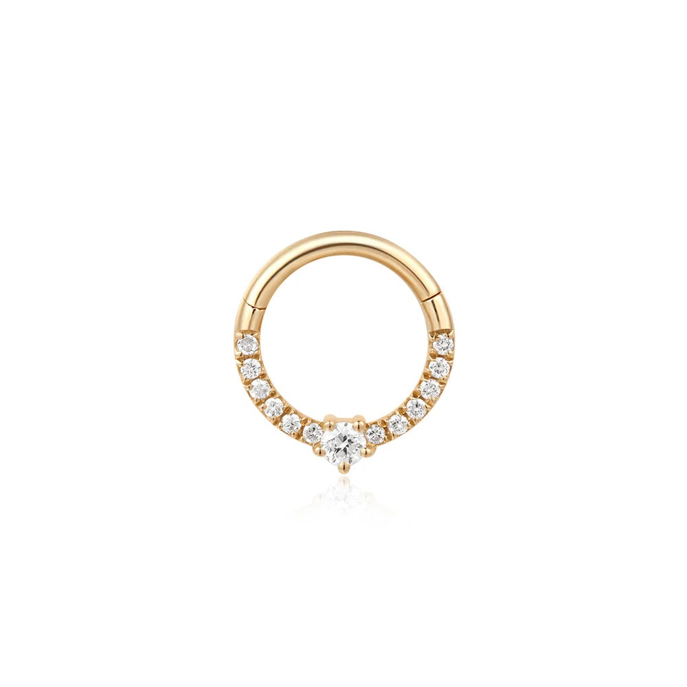 FRANKIE | Lab Grown Diamond Clicker Hoop