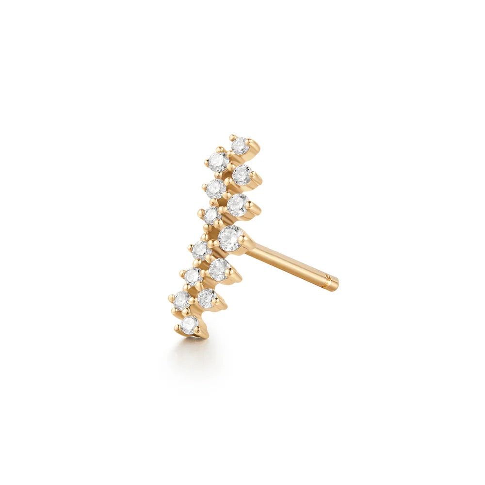 HAYLEA | Lab Grown Diamond Climber Stud Earring