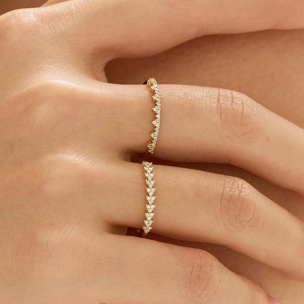 JAMIE | Natural Diamond Wreath Ring