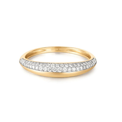 GILEA | Two Tone Pave Lab Grown Diamond Ring