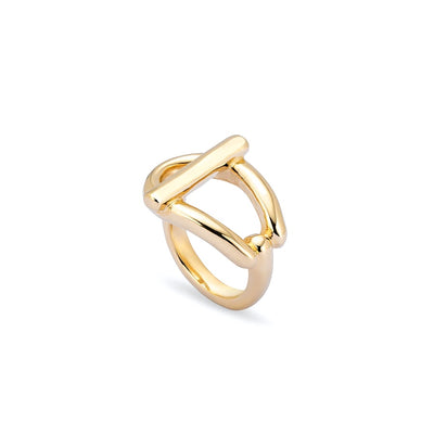 Link Shaped Ring