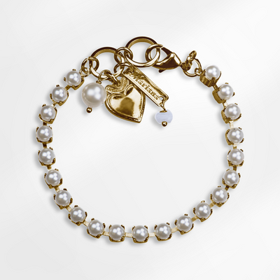 Round Petite Bracelet in "Cream Pearl"
