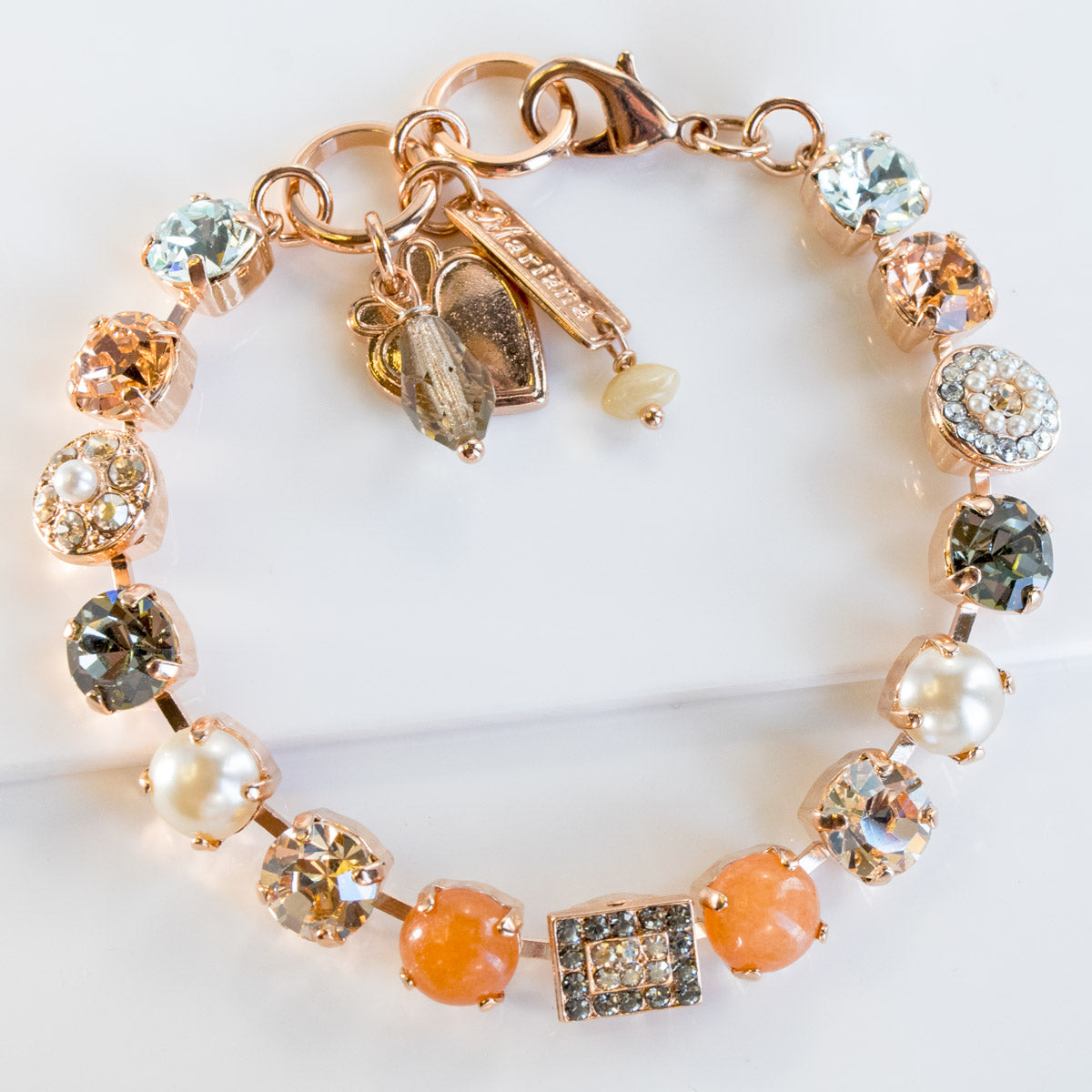 Mariana Must-Have Cluster & Pave "Earl Gray" Bracelet