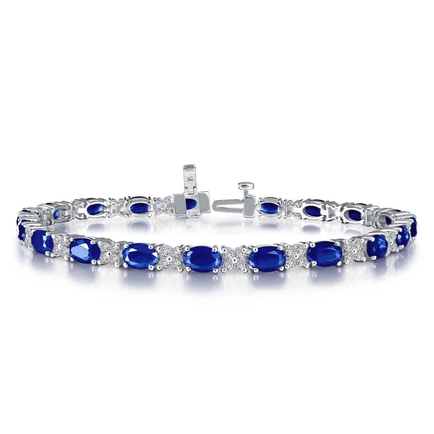 10.20 CTW Classic Alternating Link Bracelet