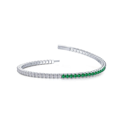 Emerald Harmony Flexible Bracelet