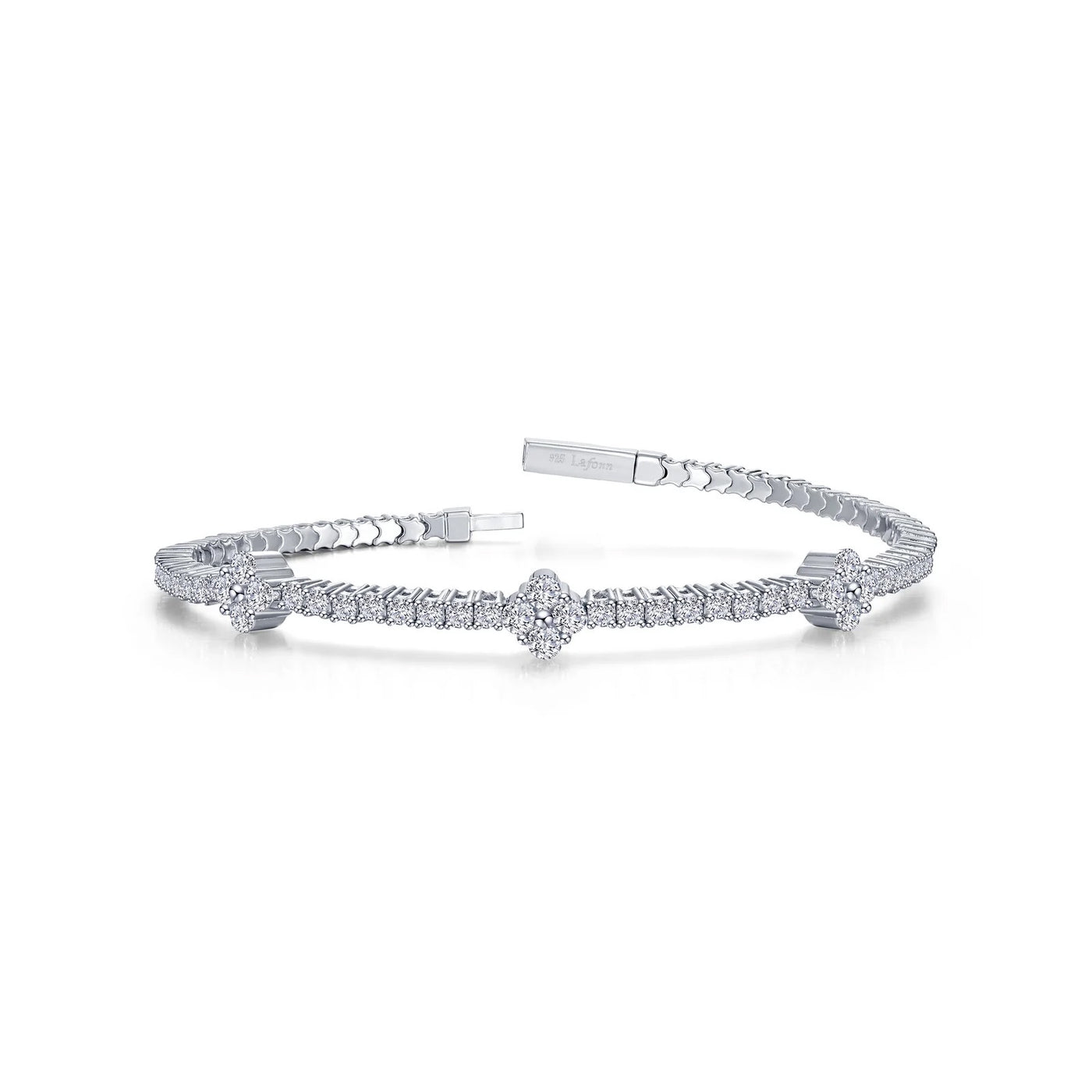 Good Luck Simulated Diamond Flexible Tennis Bracelet