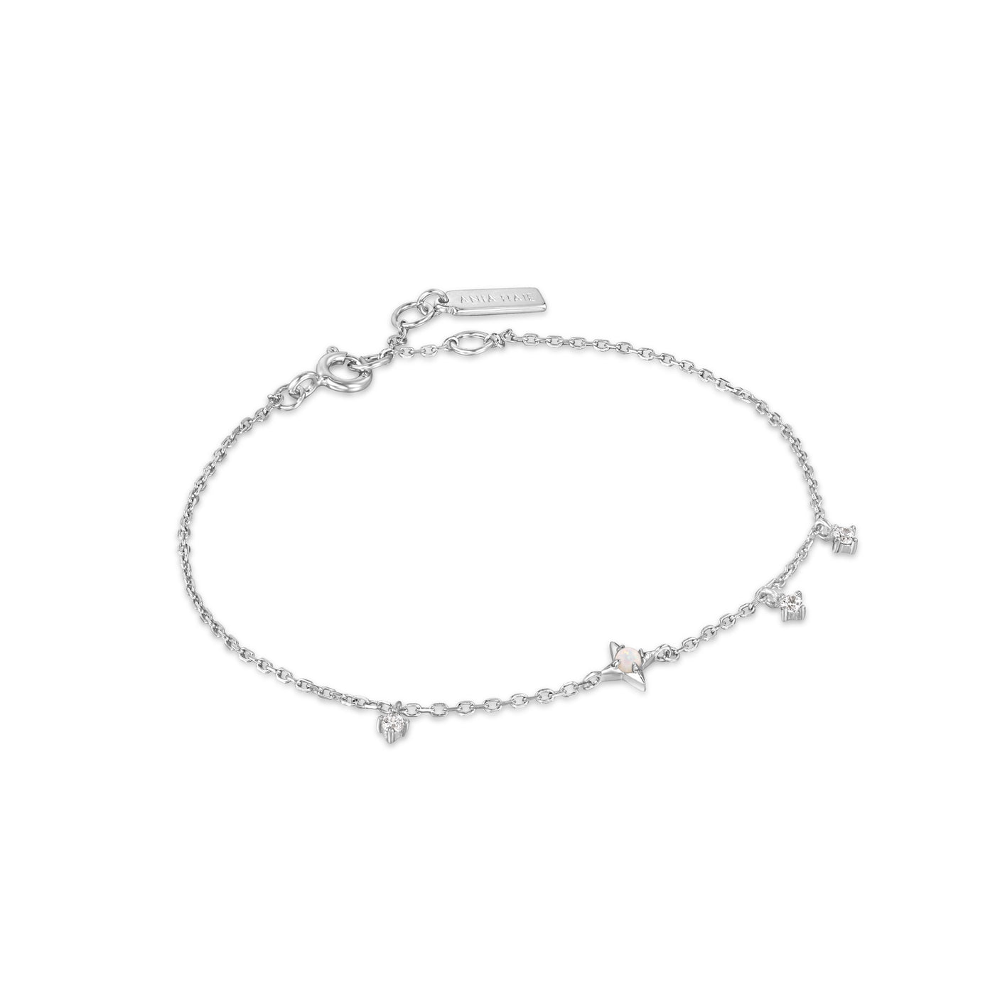 Rising Star - Silver Star Opal Bracelet