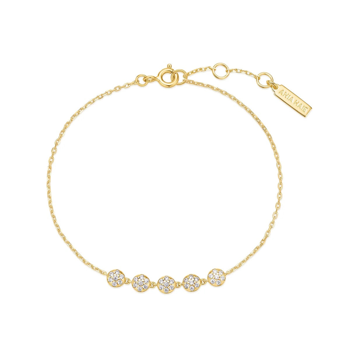 Miss Dainty - Pave Multi Beaded Chain Bracelet