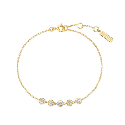 Miss Dainty - Pave Multi Beaded Chain Bracelet