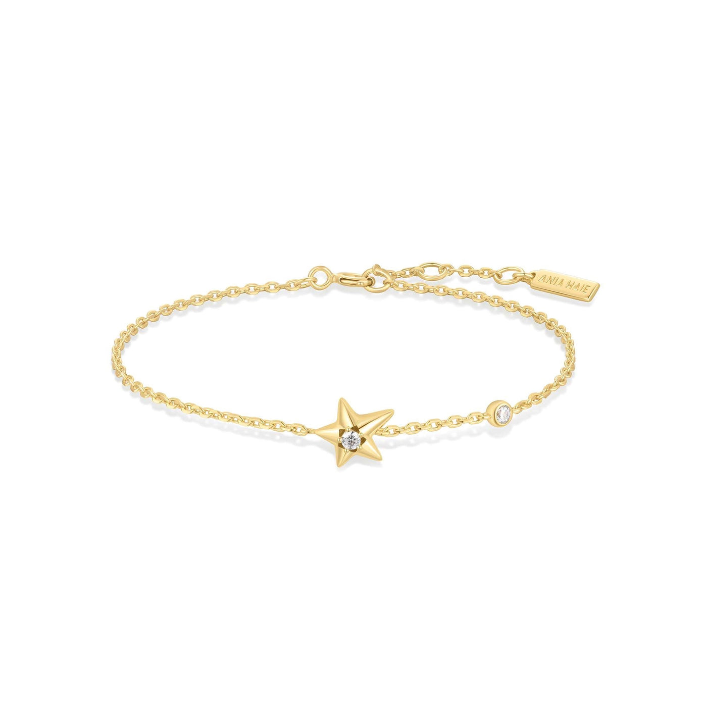Melodic Poet - Gold Sparkling Star Bracelet