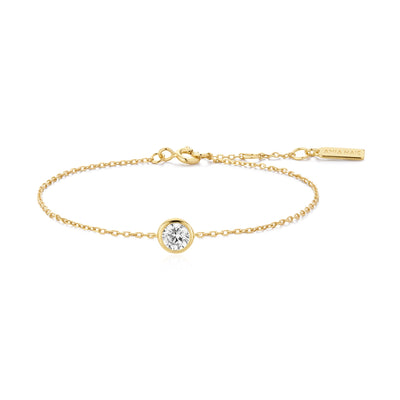 Glimmer Glow - Gold Just You Solitaire Bracelet