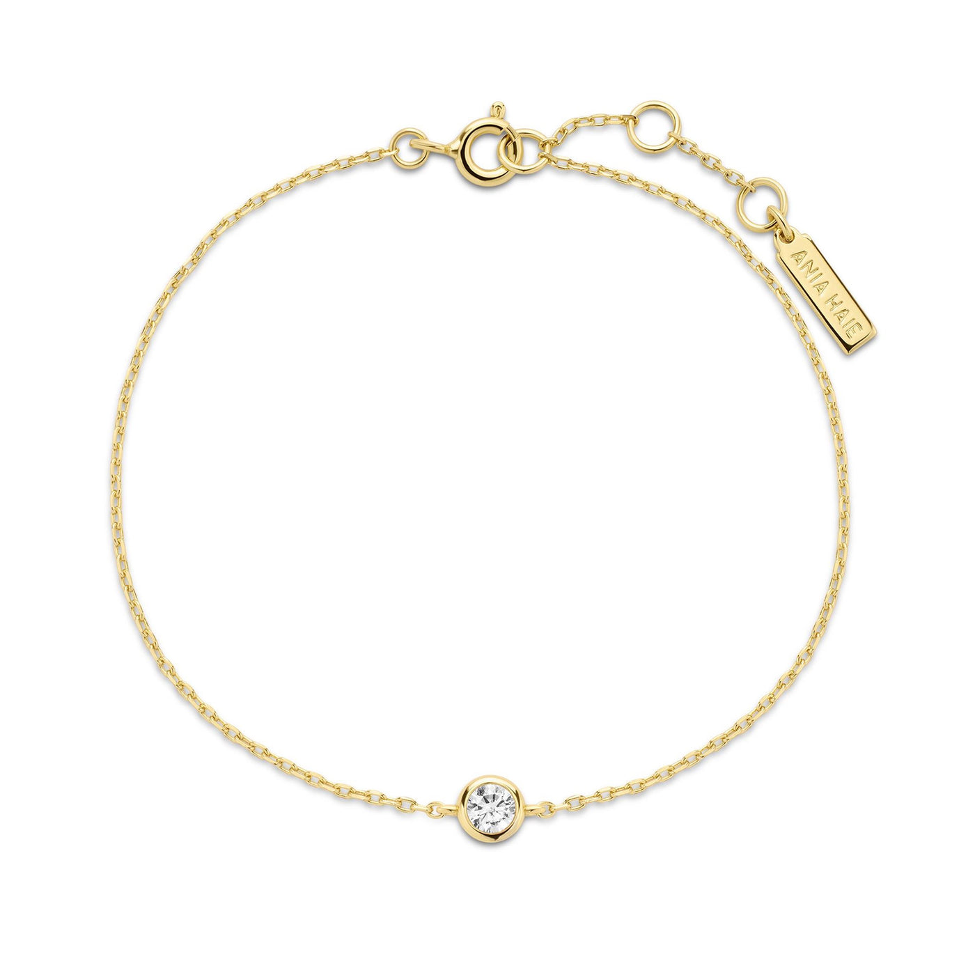 Glimmer Glow - Gold Just You Solitaire Bracelet