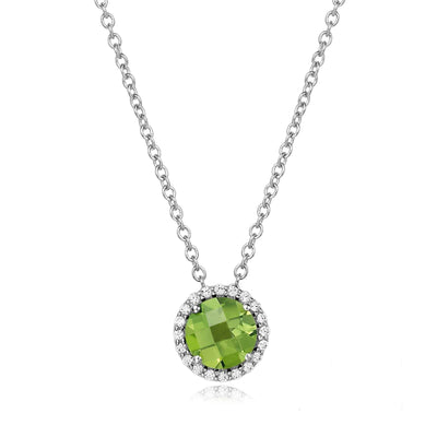 Peridot August Birthstone Necklace