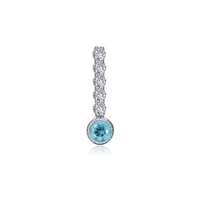 December Birthstone Love Pendant